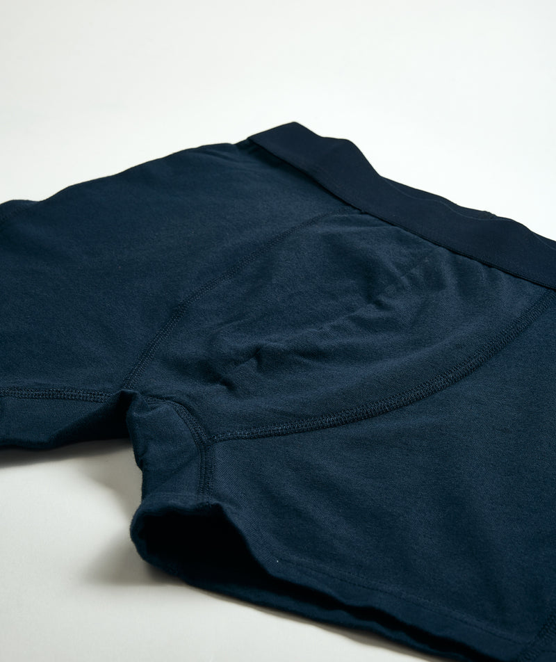 Colorful Standard: Classic Organic Boxer Briefs "Navy Blue"