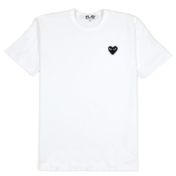 CDG Play Black Heart T Shirt White Copperfield