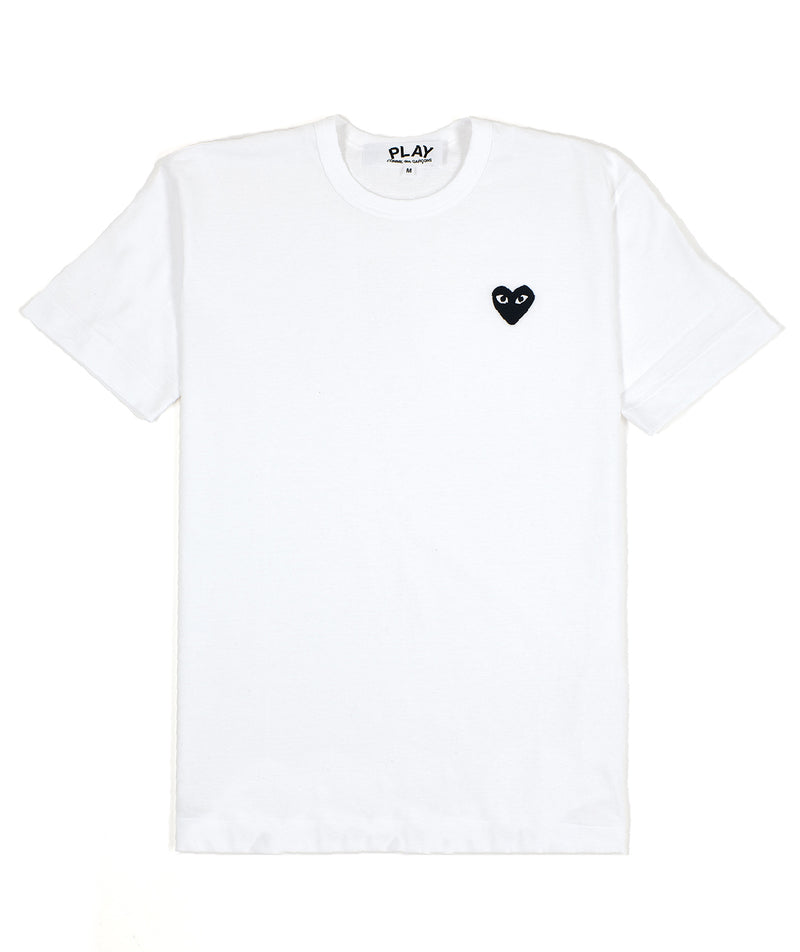 CDG Play: Black Heart T-Shirt "White"