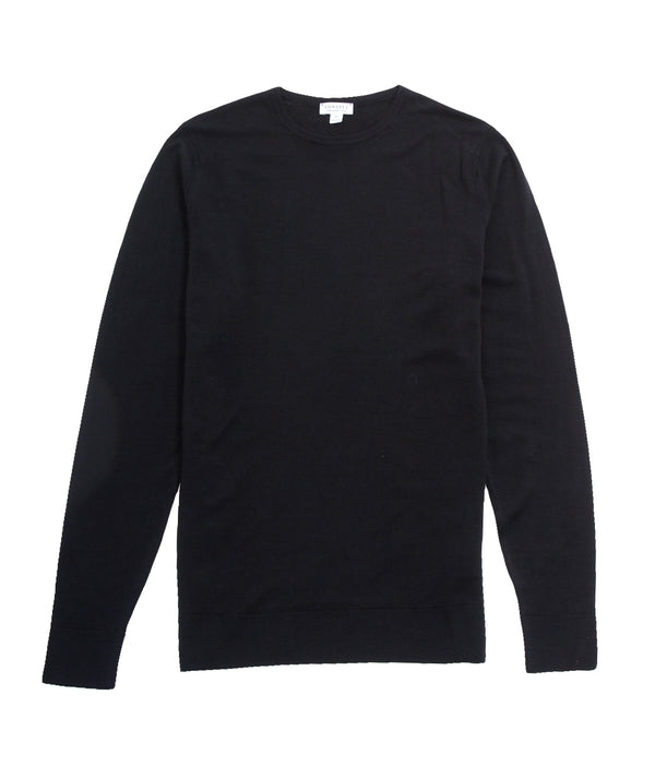 Sunspel - Crew Neck Jumper - Black