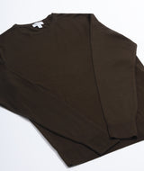 Sunspel - Crew Neck Jumper - Dark Moss