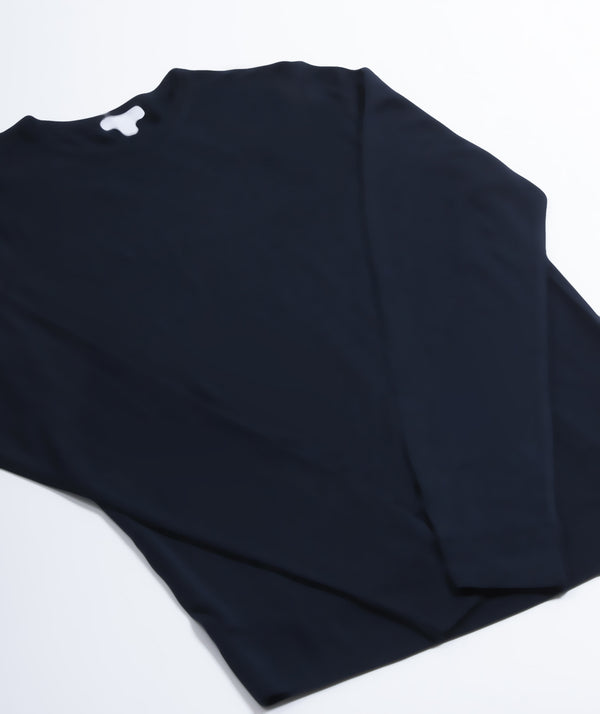 Sunspel - Crew Neck Jumper - Light Navy