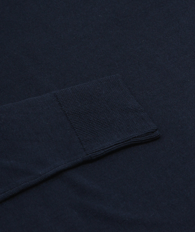 Sunspel - Crew Neck Jumper - Light Navy