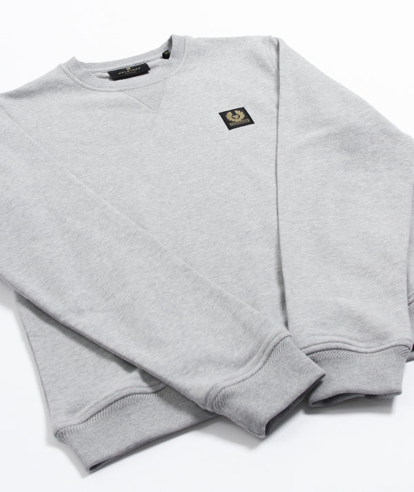 Belstaff - Crew Neck Sweatshirt - Grey Melange