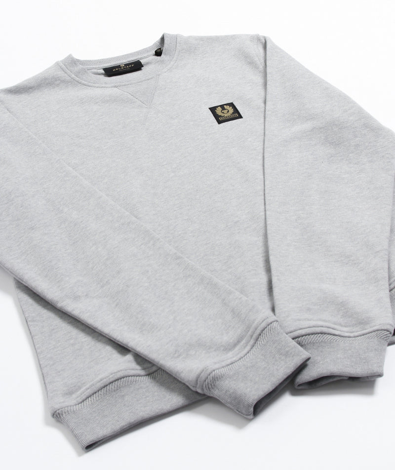 Belstaff - Crew Neck Sweatshirt - Grey Melange