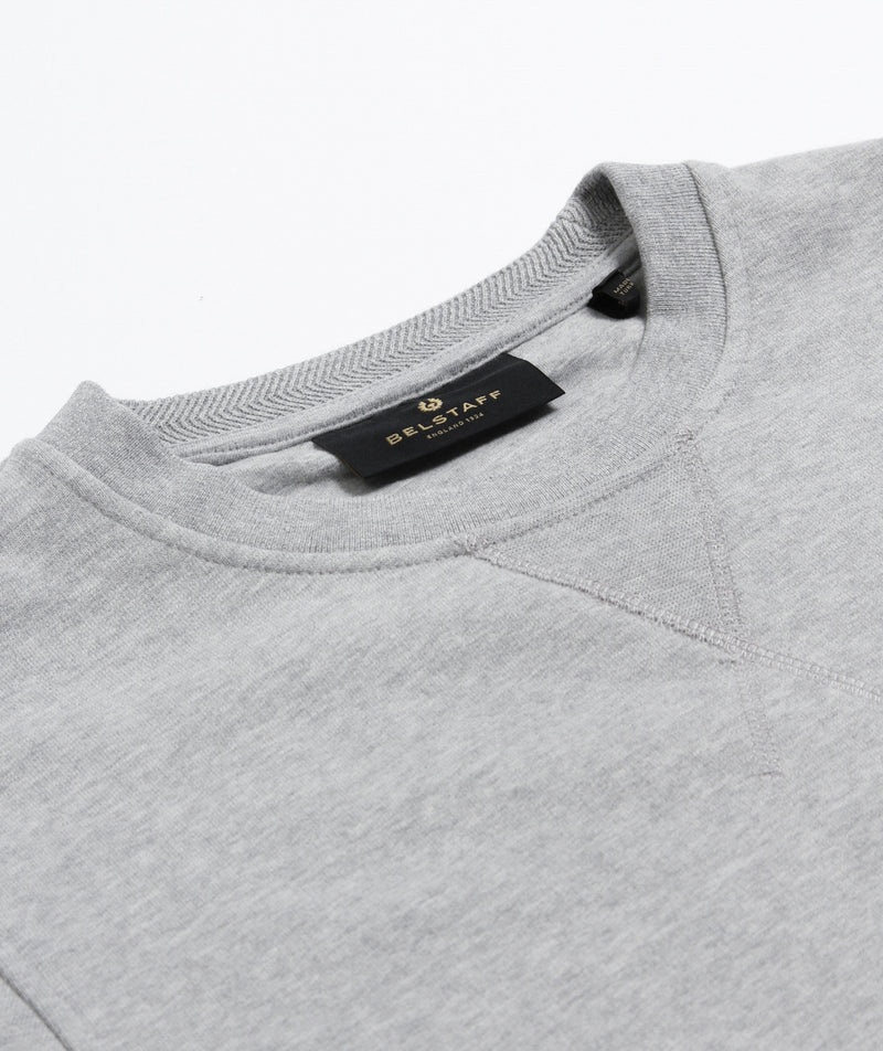 Belstaff - Crew Neck Sweatshirt - Grey Melange