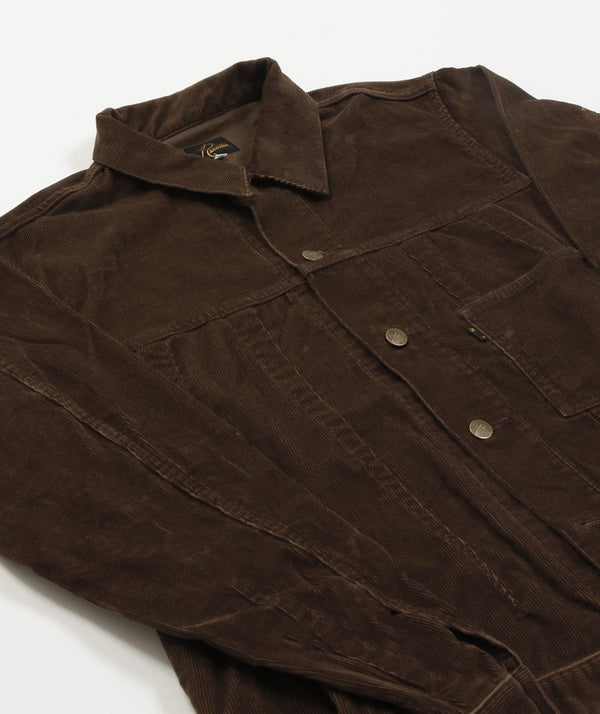 Needles - Darts Jean Jacket Corduroy - Brown