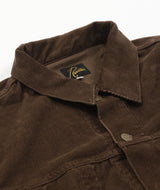 Needles - Darts Jean Jacket Corduroy - Brown