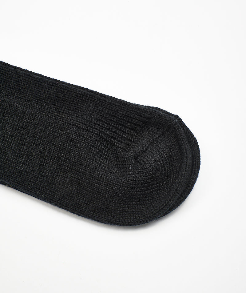 Decka: Mohair Boucle Socks "BLACK"
