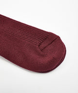 Decka: Mohair Boucle Socks "BURGUNDY"