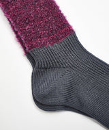 Decka: Mohair Boucle Socks "STONE"