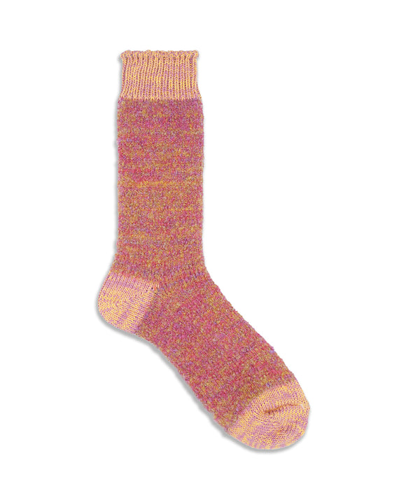 Decka: Mohair,Wool Socks / Mix Colour "ORANGE"
