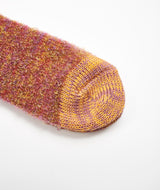 Decka: Mohair,Wool Socks / Mix Colour "ORANGE"