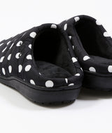 Subu - Dots Quilted Sandal - Black