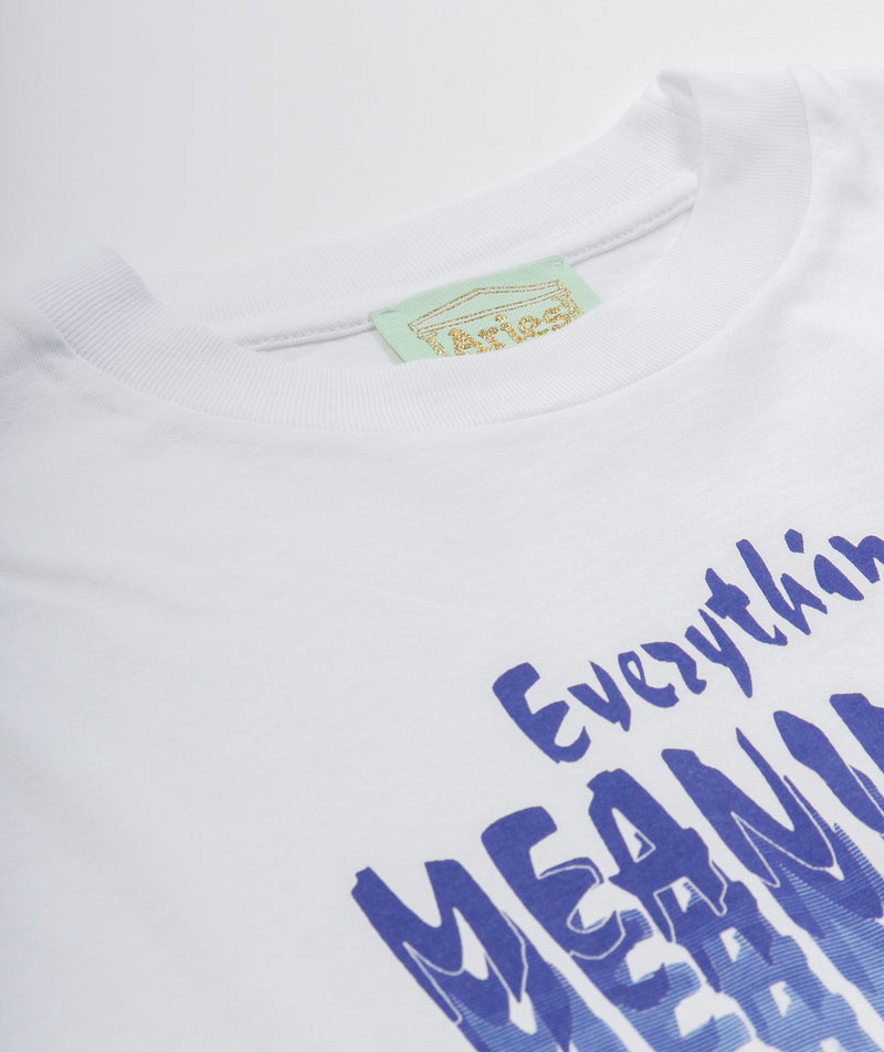 Aries - Everything Is Meaningless LS Tee - White