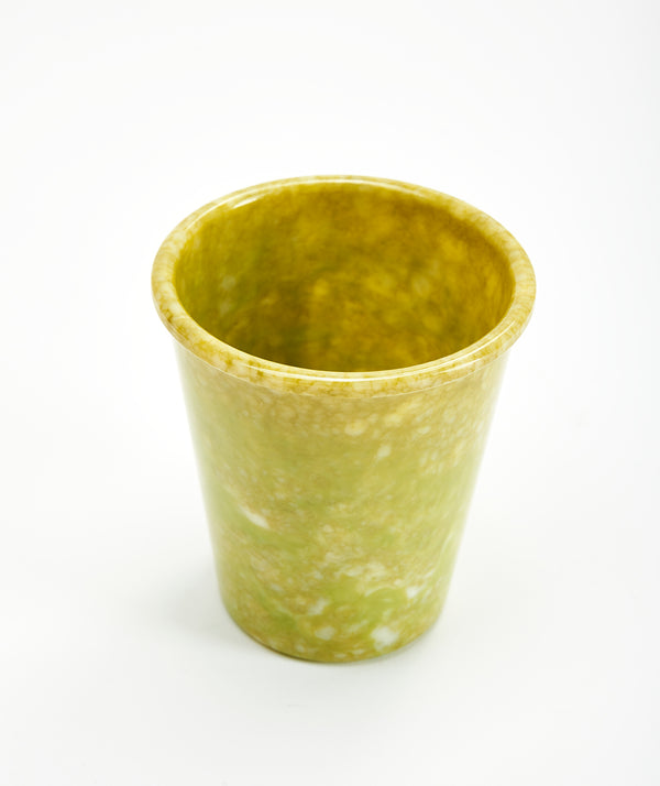 Hightide: Marbled Pen Pot "Mustard"