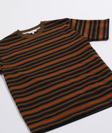 Norse Projects - Johannes Multristripe Tee - Dark Olive