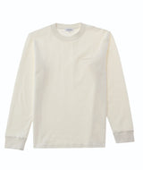 Norse Projects - Johannes Heavy Logo LS - Ecru