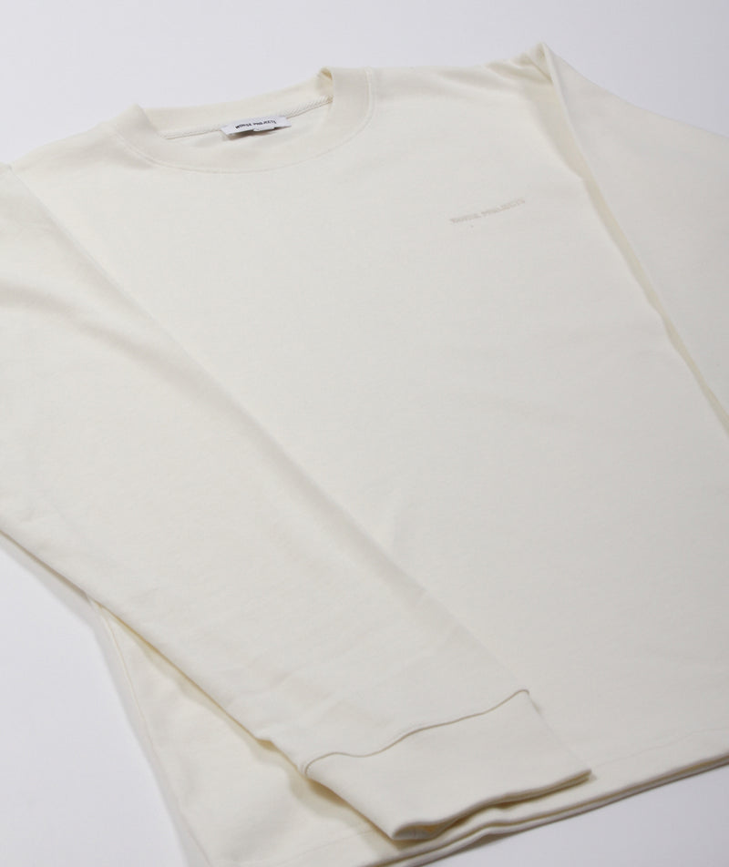 Norse Projects - Johannes Heavy Logo LS - Ecru