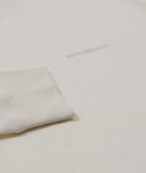 Norse Projects - Johannes Heavy Logo LS - Ecru