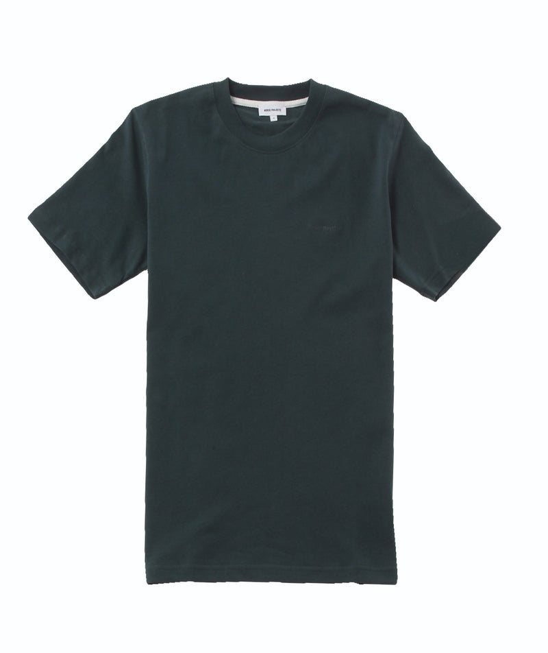 Norse Projects - Johannes Heavy Logo T-Shirt - Varsity Green