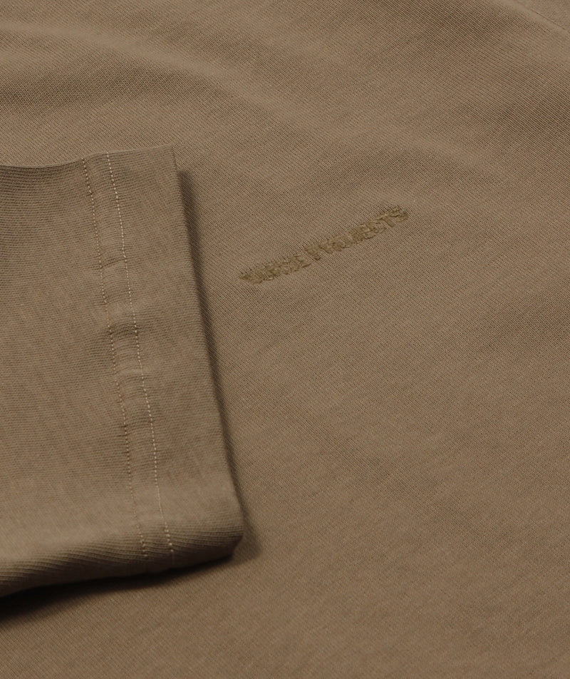 Norse Projects - Johannes Heavy Logo T-Shirt - Utility Khaki