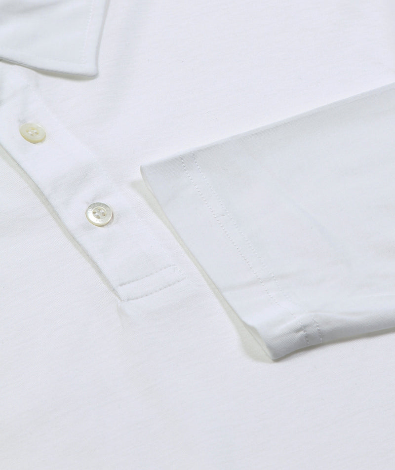 Sunspel - LS Polo Shirt - White