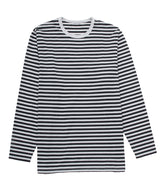 Nanamica - CoolMax St. Jersey L/S Tee - Navy x White