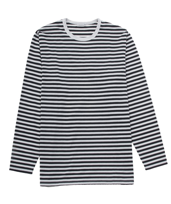 Nanamica - CoolMax St. Jersey L/S Tee - Navy x White