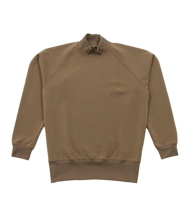 Needles - L/S Mock Neck Tee - Khaki