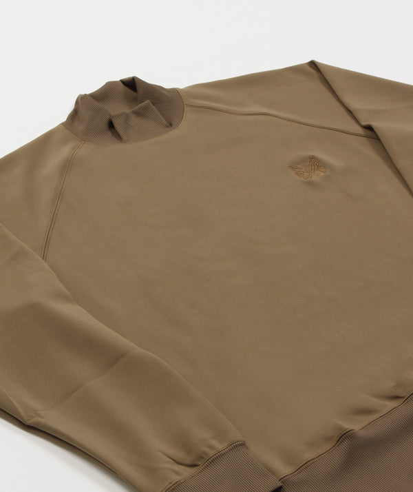 Needles - L/S Mock Neck Tee - Khaki