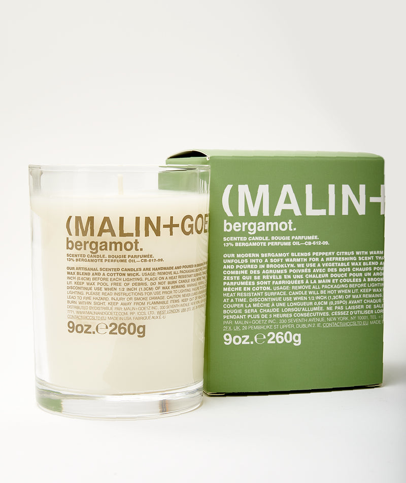 MALIN + GOETZ: Bergamot Candle "9OZ"