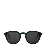 Monokel Nelson Bottle Green - Grey solid lens