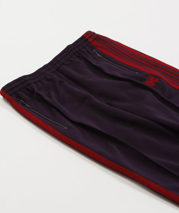 Needles - Narrow Track Pant Poly Smooth - Dk Purple