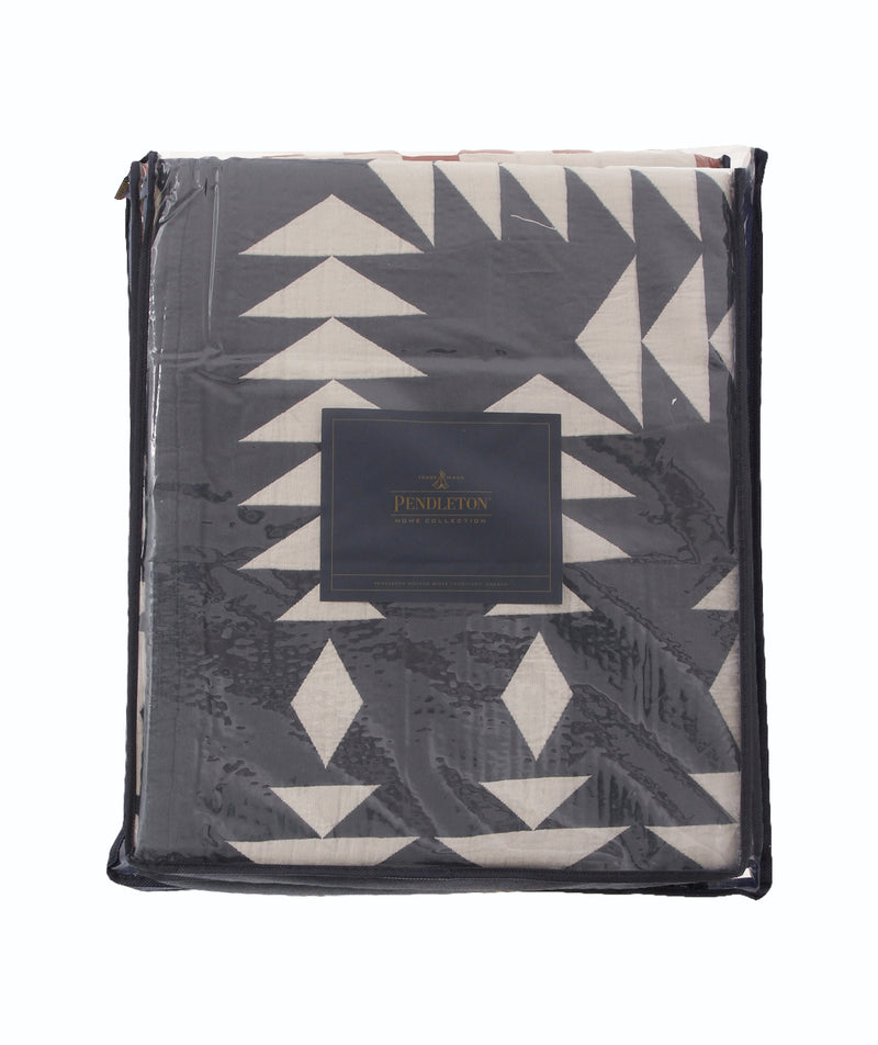 Pendleton - Organic Cotton Matelasse Throw - Midnight Nova
