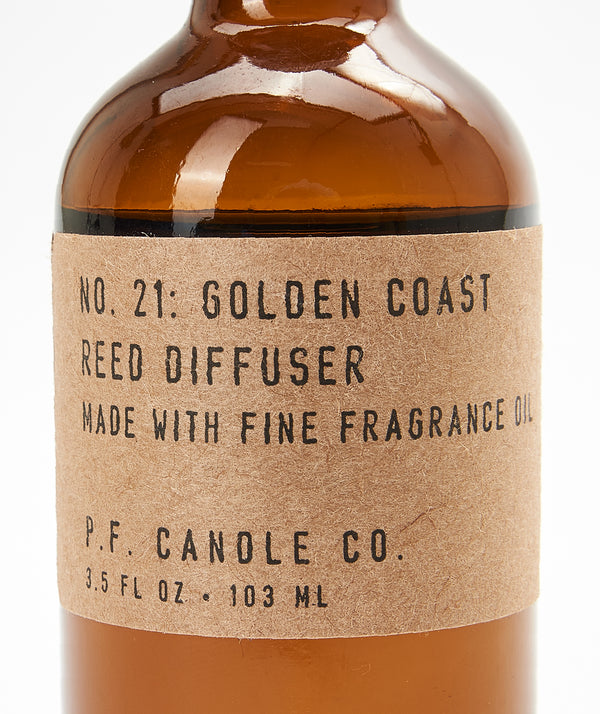 P.F. CANDLE CO. :21 Golden Coast 3 oz Reed Diffuser