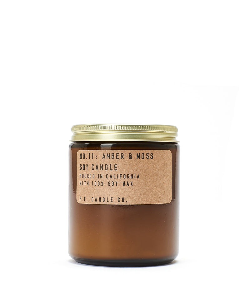 P.F. CANDLE CO. :No.11 Amber & Moss 7.2oz Soy Candle