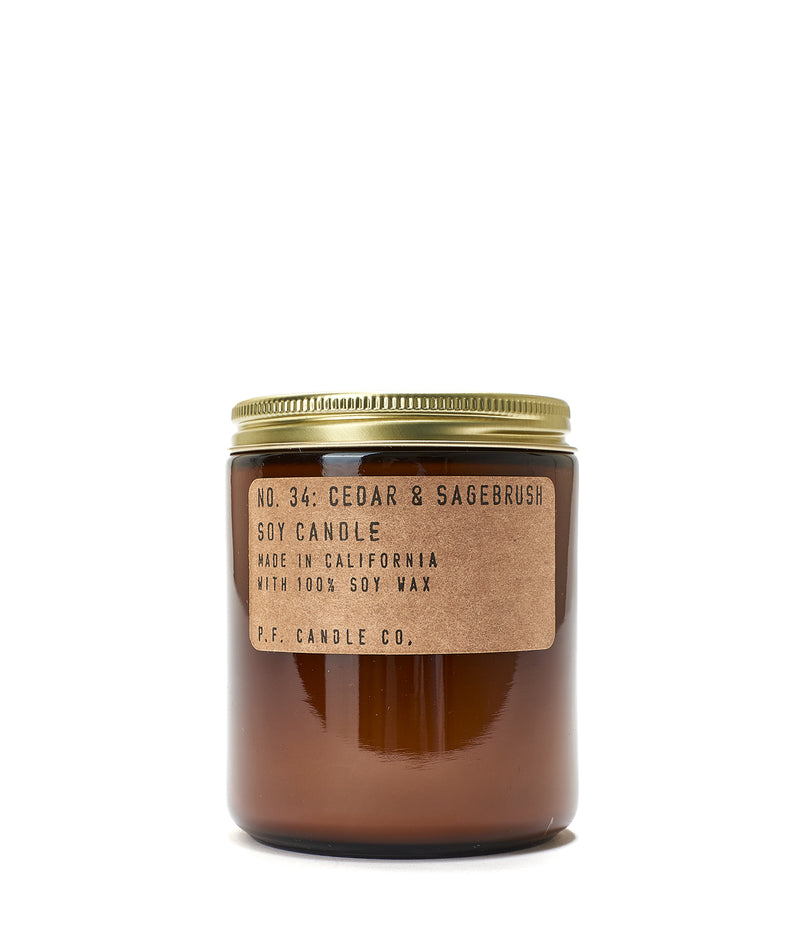 P.F. CANDLE CO. :No.34 Cedar & Sagebrush 7.2oz Soy Candle