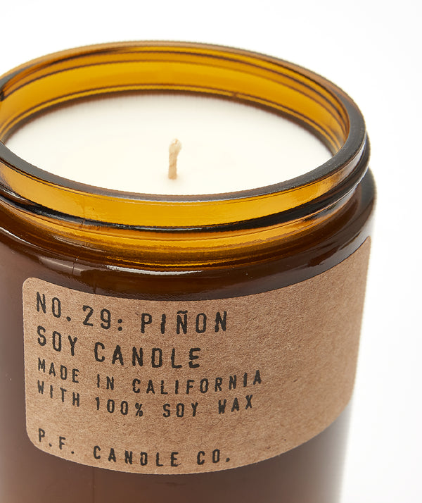 P.F. CANDLE CO. :No.29 Piñon 7.2oz Soy Candle