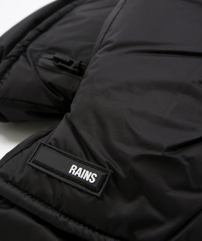 Rains - Padded Nylon Mittens - Black