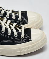 CDG Play X Converse: Chuck Taylor Big Heart 70s High "Black"