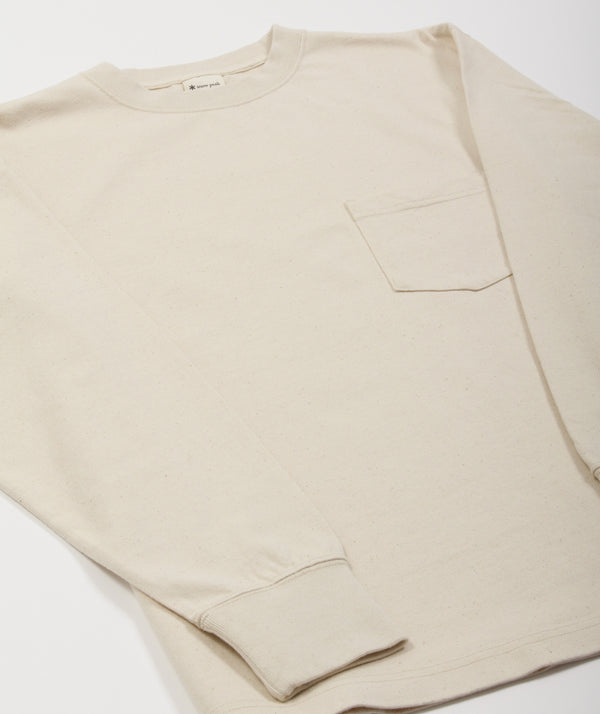 Snow Peak - Recycled Cotton Heavy L/S T-Shirt - Ecru