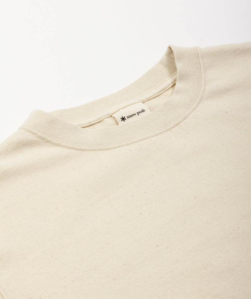 Snow Peak - Recycled Cotton Heavy L/S T-Shirt - Ecru