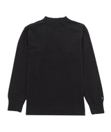 Snow Peak - Recycled Cotton Heavy Mock Neck L/S T-Shirt - Black