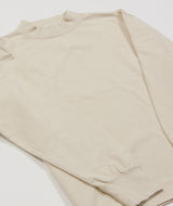 Snow Peak - Recycled Cotton Heavy Mock Neck L/S T-Shirt - Ecru