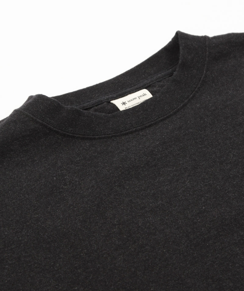 Snow Peak - Recycled Cotton Heavy L/S T-Shirt - Black