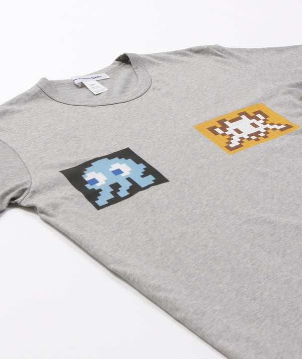 CDG - S/S Invader T-Shirt - Grey