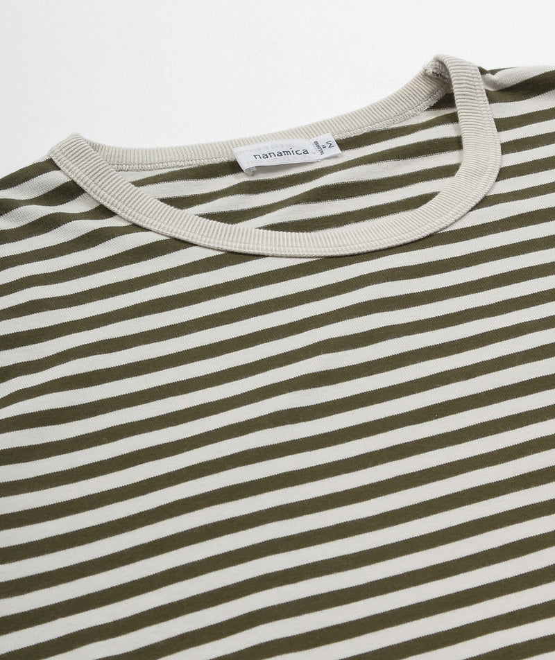 Nanamica - CoolMax St. Jersey Tee - Khaki x Beige