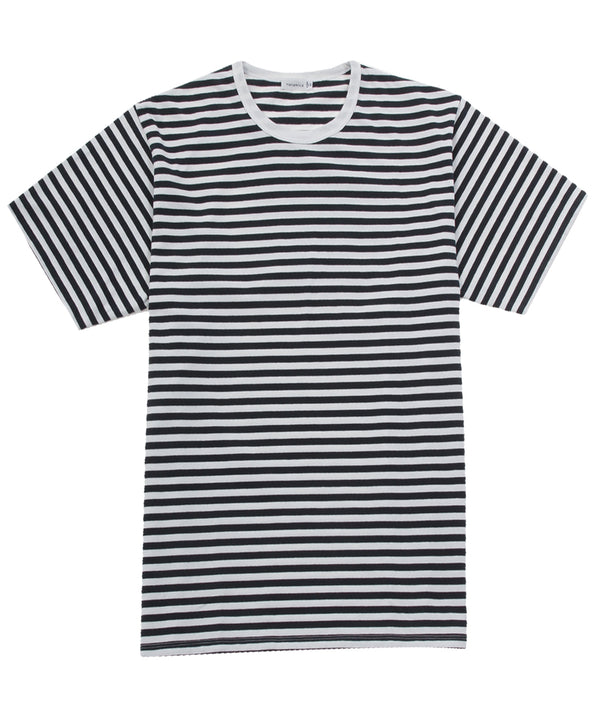 Nanamica - CoolMax St. Jersey Tee - Navy x White