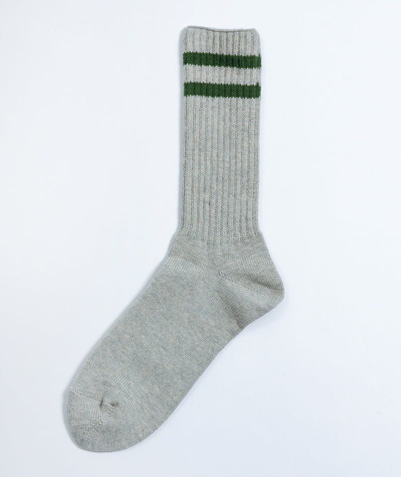 Beams Plus - Schoolboy Socks - Gray/Green